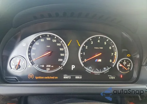 2014 BMW M6 Gran Coupe z USA, uszkodzony, nr VIN WBS6C9C50EDV73955